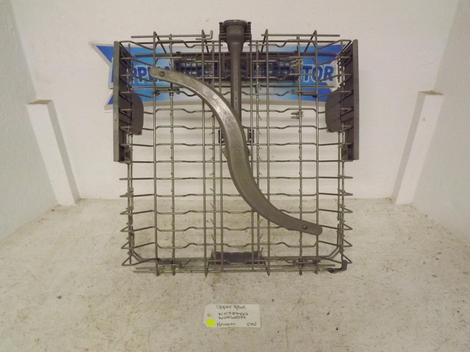 Kenmore Dishwasher W10727422 W10462394 Upper Rack Used Kenmore Dishwasher W10727422 W10462394 Upper Rack Used